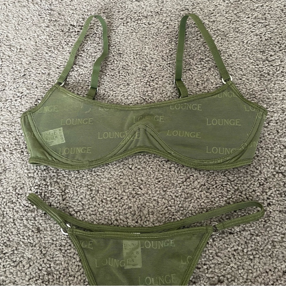 Lounge Underwear Bold Mesh Set - Picture 4 of 6